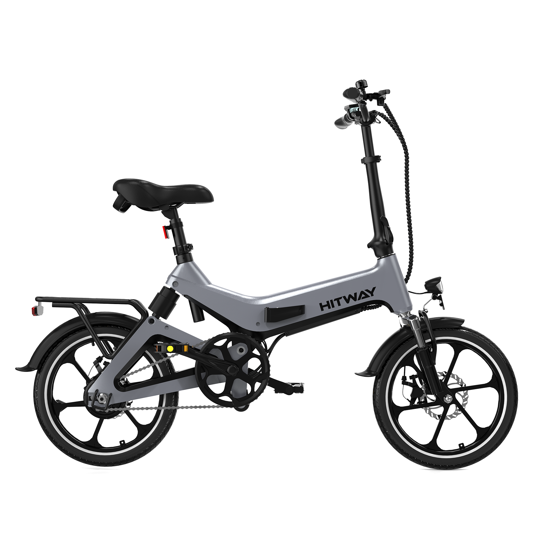 HITWAY BK2 Folding Ebike 250W 36V 7.8Ah 16 mini ebike with removable battery 16 inches mini Ebike HITWAY HITWAY UK