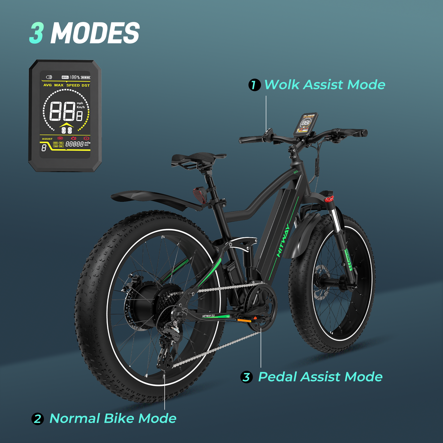BK9S Electric Bike with APP