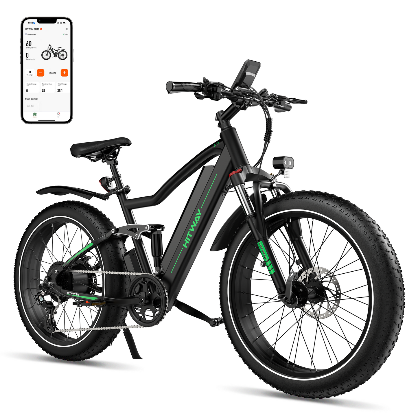 BK9S Electric Bike with APP