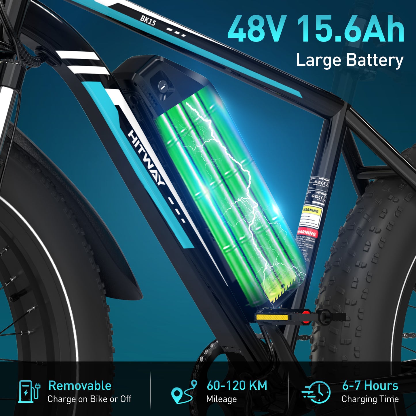 BK15 4.0 Fat Tire Electric Bike