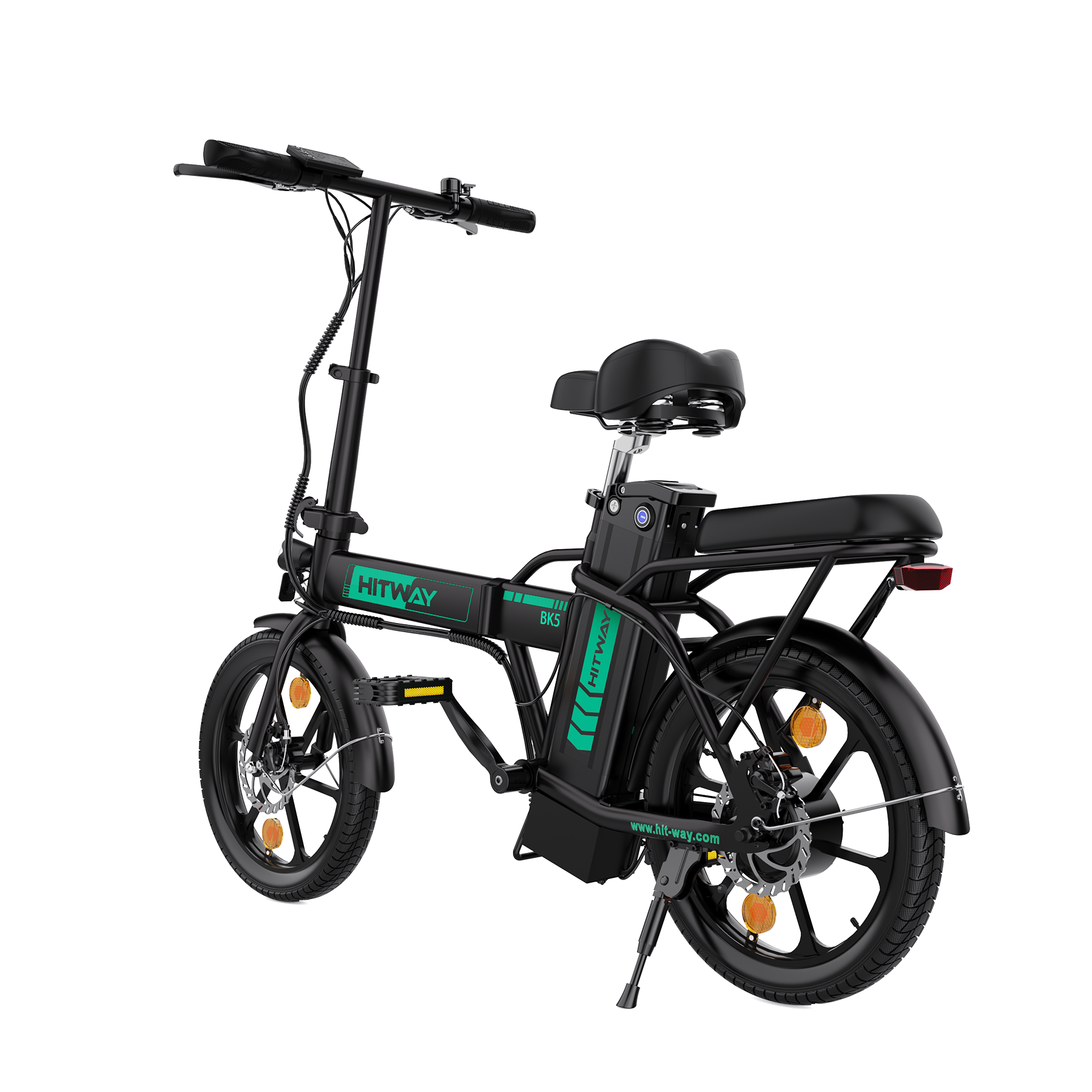 HITWAY BK5 Folding Electric Bike 250W 36V 10.4AH Electric Bike E Bike Foldable City Bikes 16 inch mini ebike Best Electric Bicycle under 500 HITWAY Ebike HITWAY UK