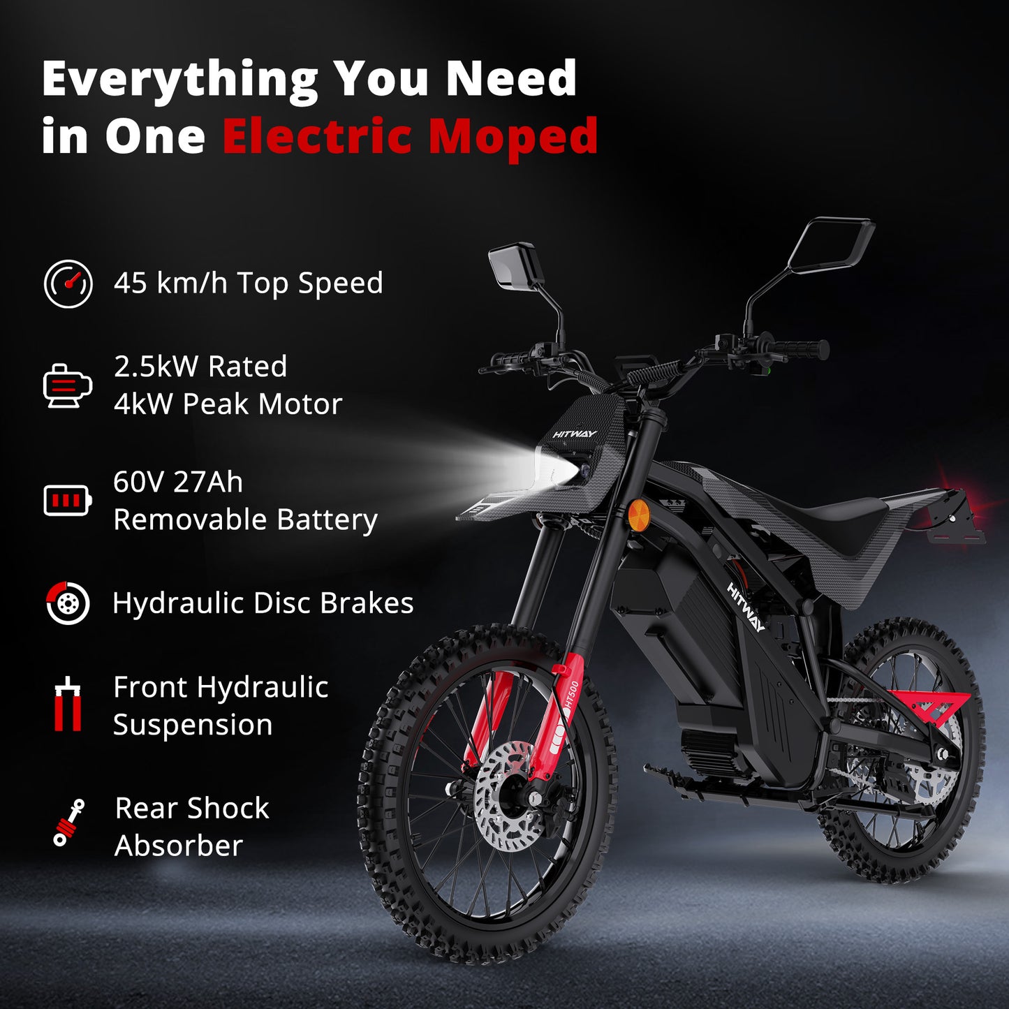 HT500 Electric Dirt Bike