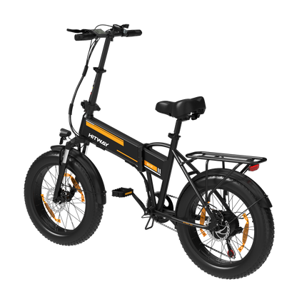 BK10S Folding Electric Bike 250W 48V 13AH 20 4.0 Fat Tire HITWAY Ebike HITWAY UK
