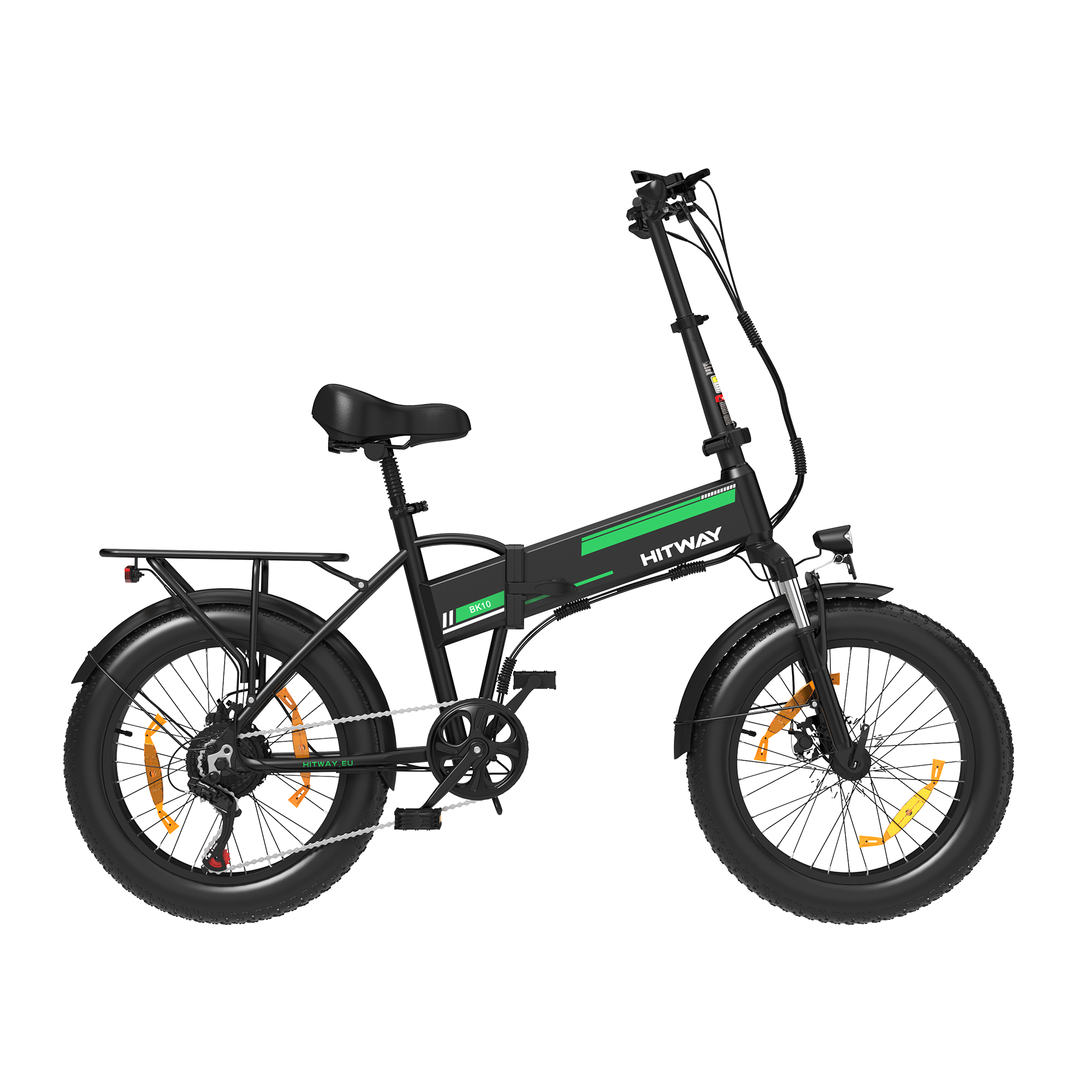 BK10S Folding Electric Bike 250W 48V 13AH 20 4.0 Fat Tire HITWAY Ebike HITWAY UK