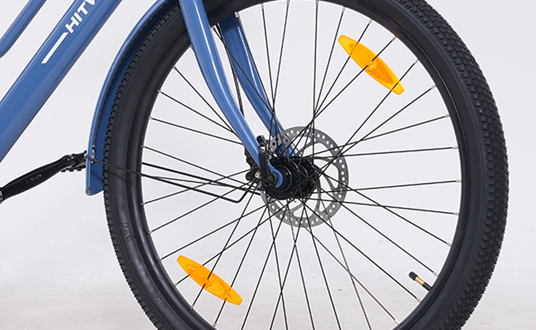 Extra Visibility with Reflective Wheels
