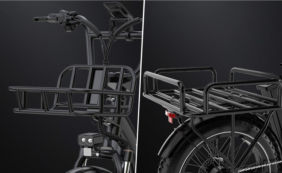 Front & rear baskets included