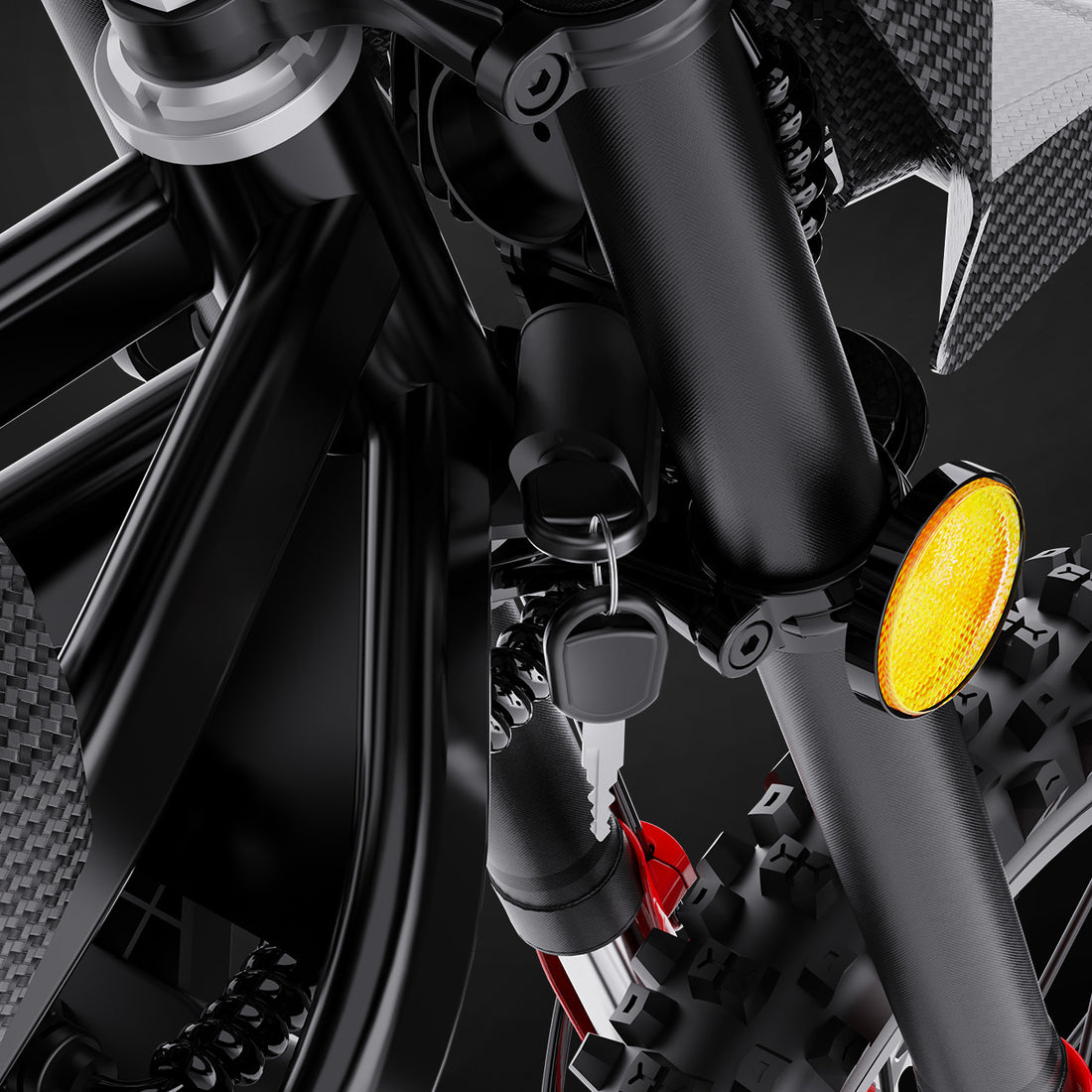 Integrated Steering Lock for Added Security