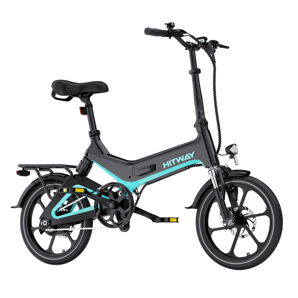 BK2 Folding Electric Bike BLACK