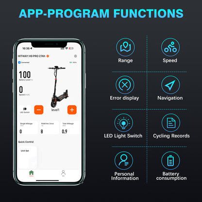 HITWAY electric scooter with APP