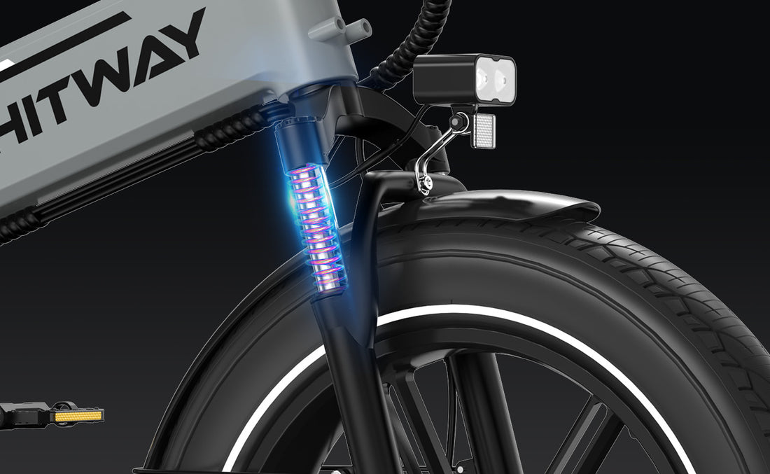 Smooth Ride with Front Fork Suspension