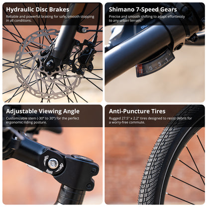 BK-U1 Mid-Drive Electric Bike