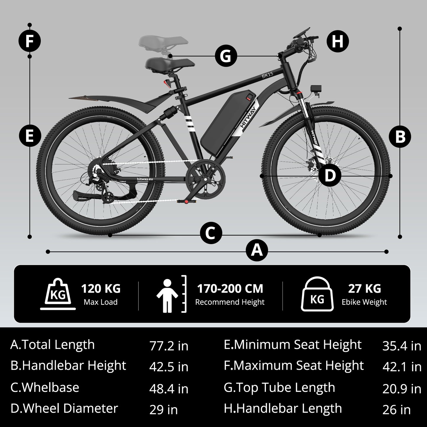 BK15 Plus 29 inch Electric Bike