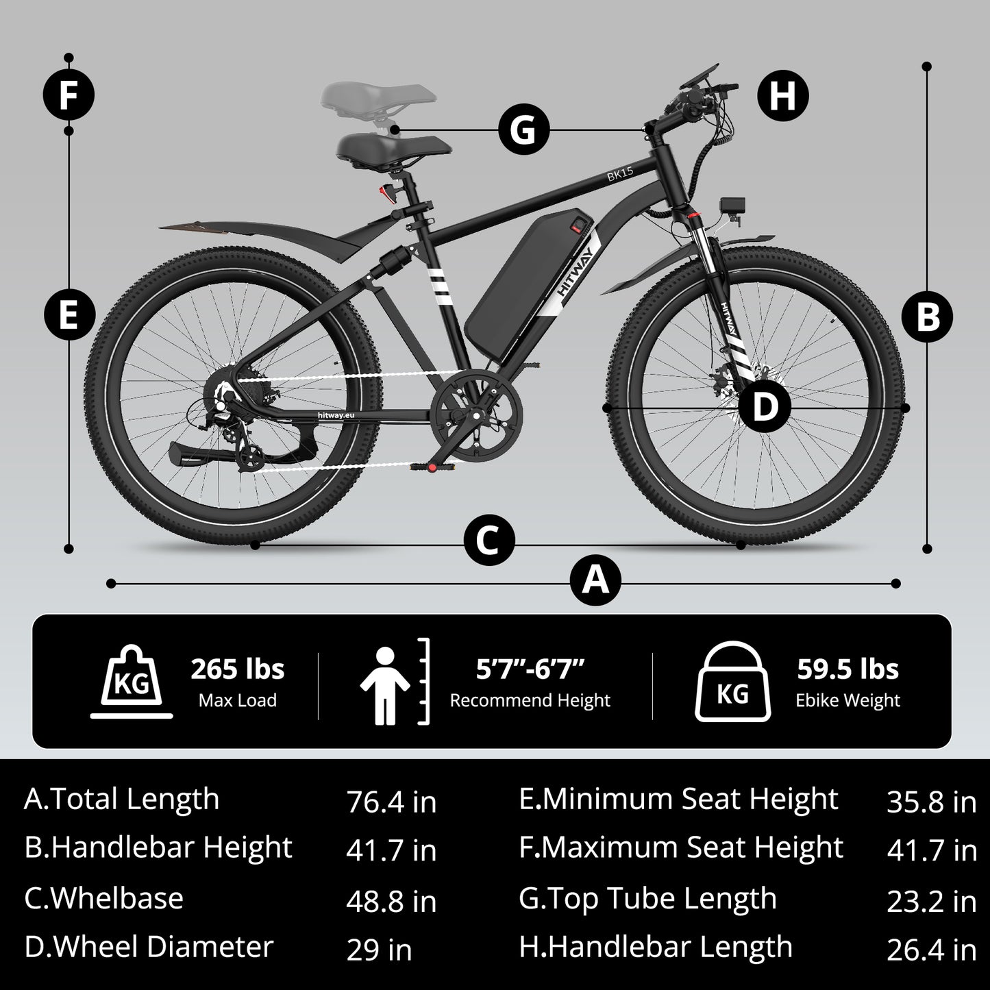 BK15 Plus 29 inch Electric Bike