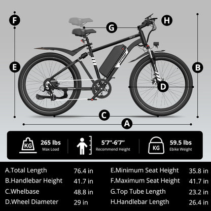 BK15 Plus 29 inch Electric Bike