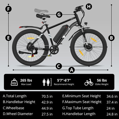 BK15 Pro 27.5 inch Electric Bike