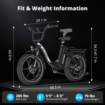 BK6S Pro Folding Electric Bike