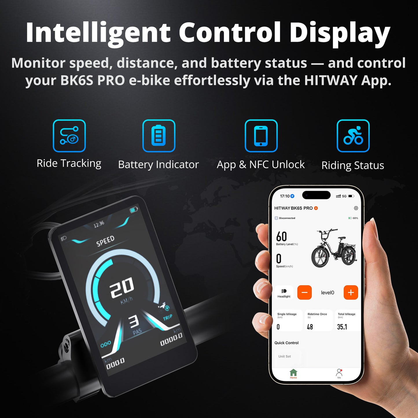 BK6S Pro Folding Electric Bike