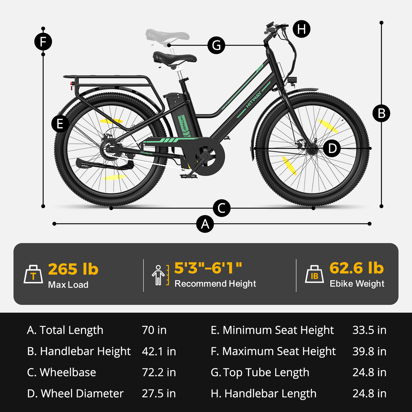 BK8SL 27.5 inch Electric Bike