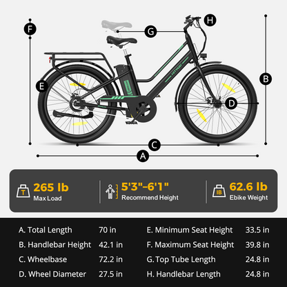 BK8SL 27.5 inch Electric Bike