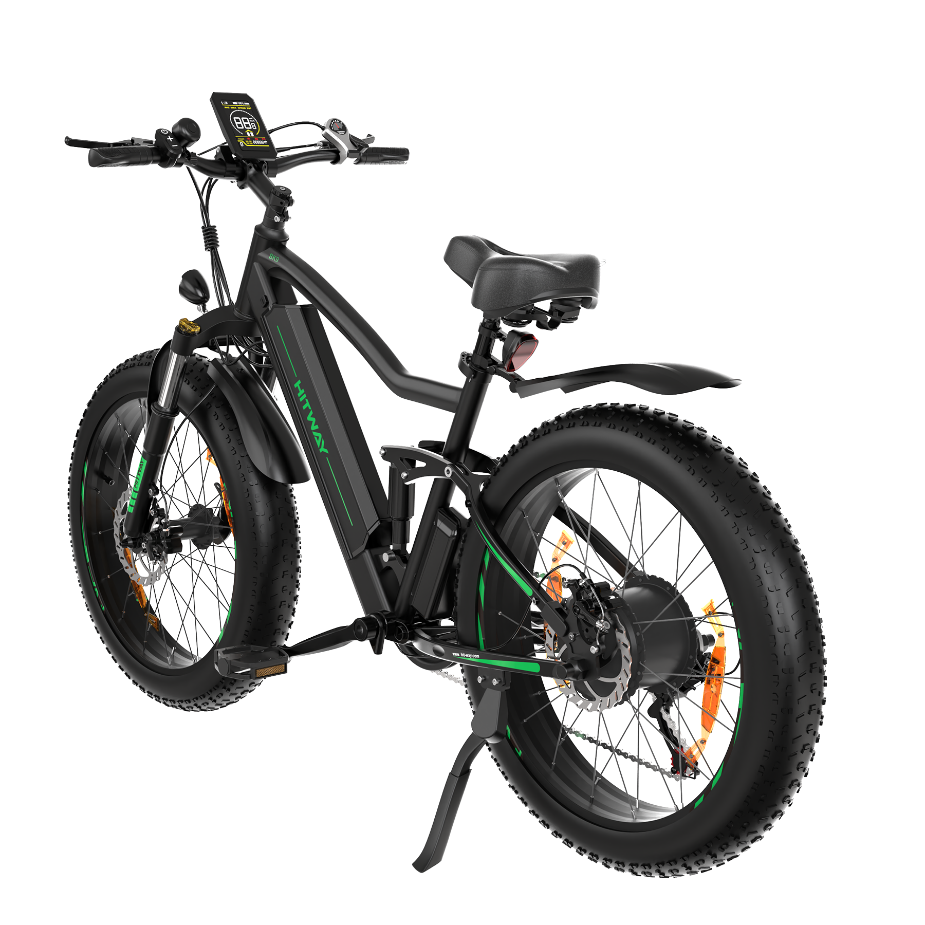 full suspension electric bicycle fat tire