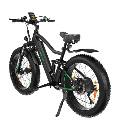 full suspension electric bicycle fat tire