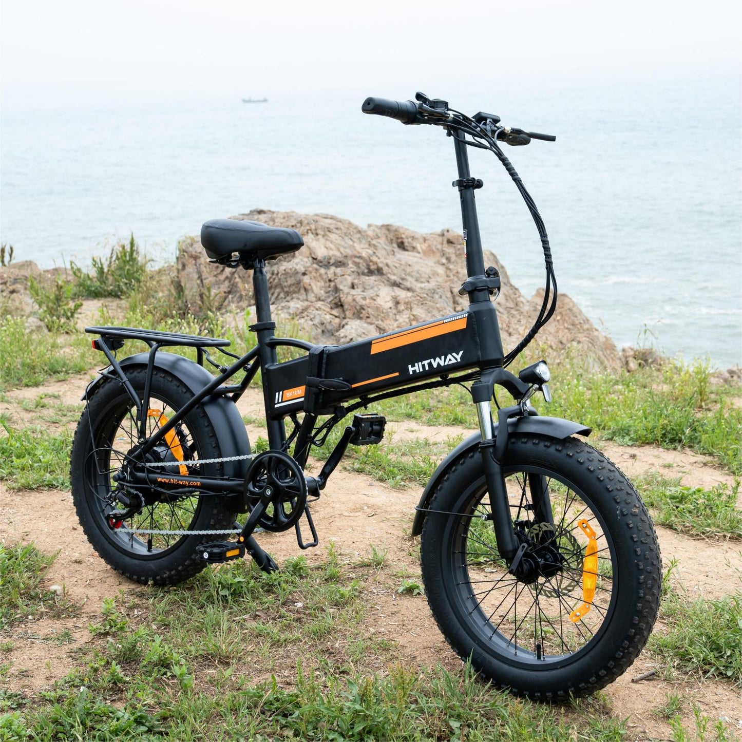 BK10 Folding Electric Bike 250W 36V 12AH 20*4.0 Fat Tire