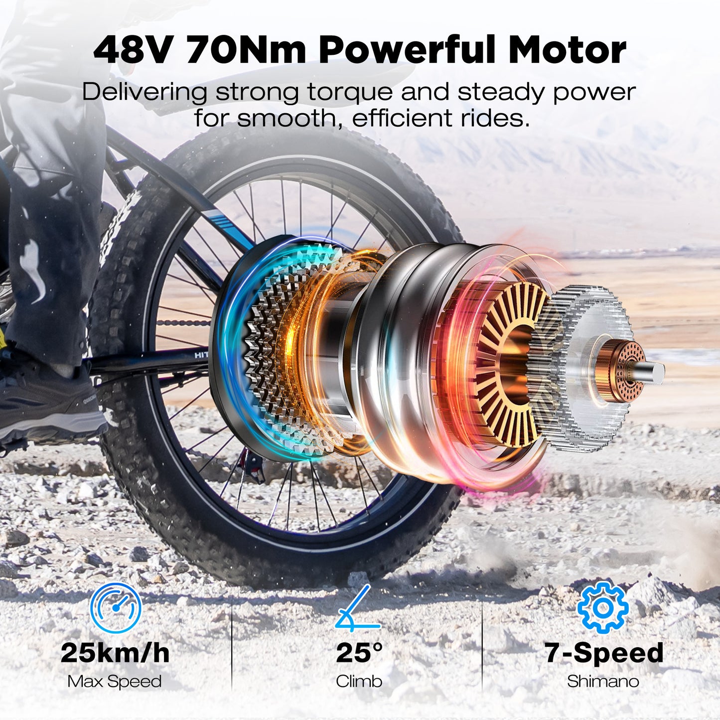 BK15 4.0 Fat Tyre Electric Bike