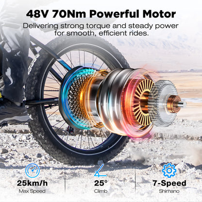 BK15 4.0 Fat Tyre Electric Bike