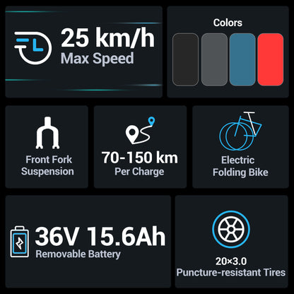 BK6S L1 Folding Electric Bike