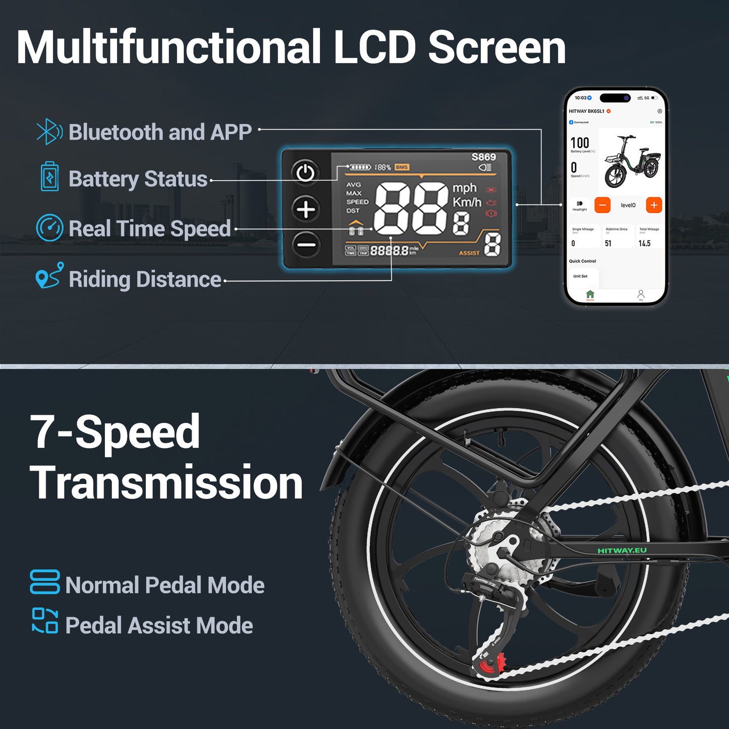 BK6S L1 Folding Electric Bike