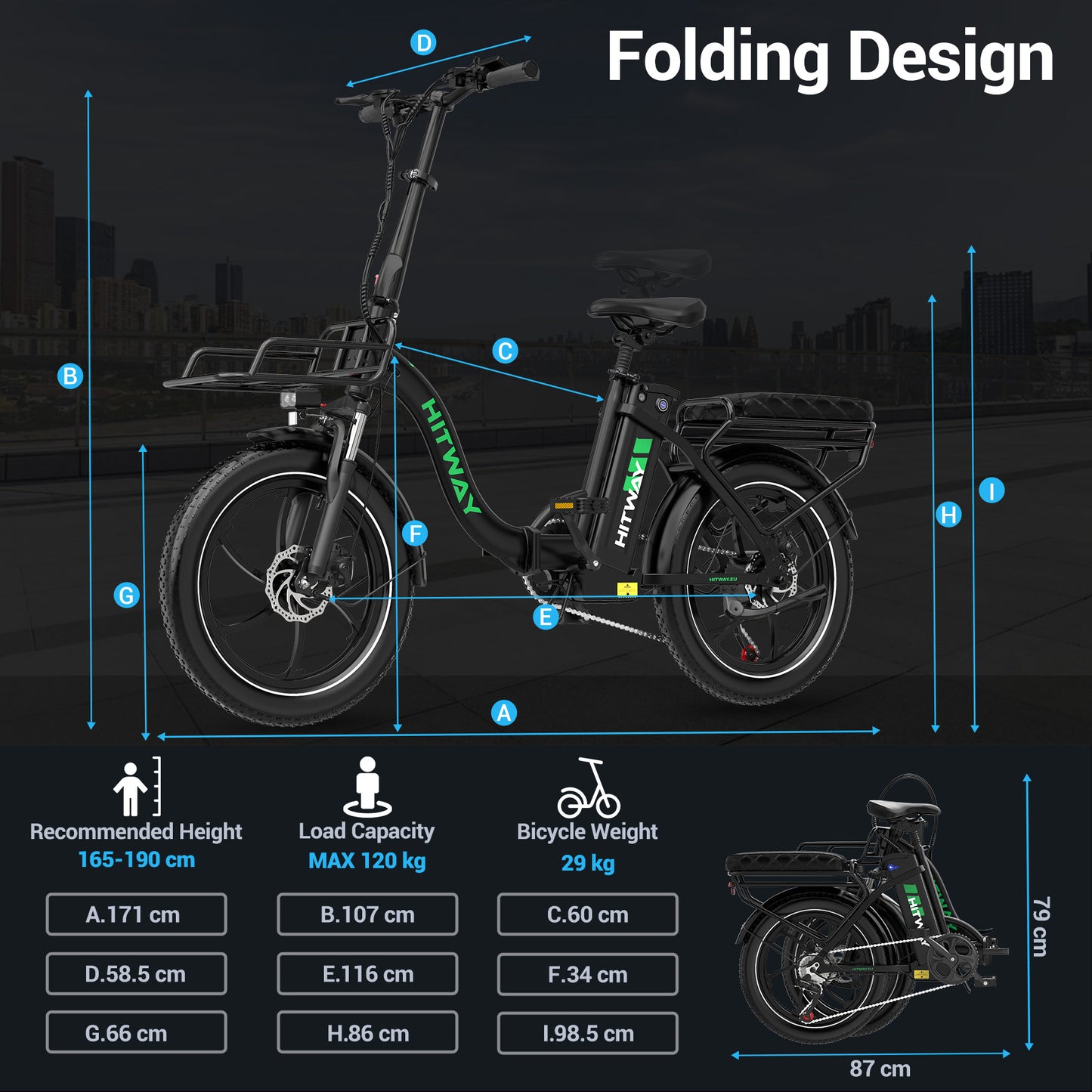 BK6S L1 Folding Electric Bike