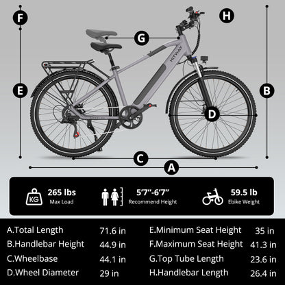 BK7S Plus 29 inch Electric Bike