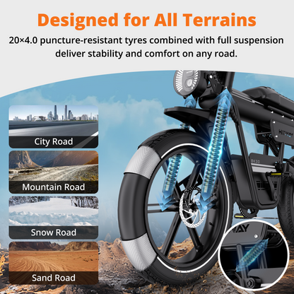 BK30 Fat Tyre Electric Bike