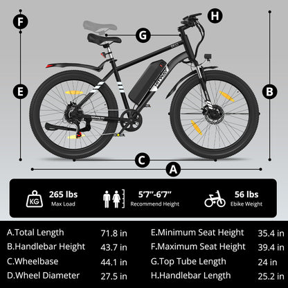 BK15 Pro 27.5 inch Electric Bike