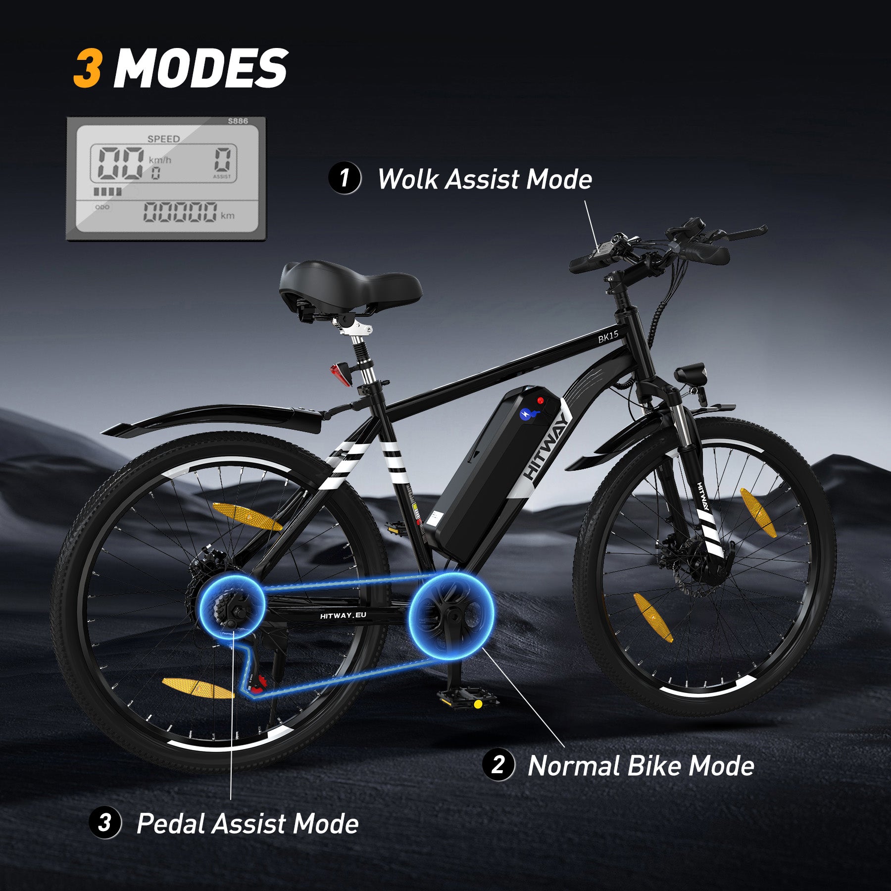 BK15 Electric Bike | HITWAY Ebike – HITWAY UK